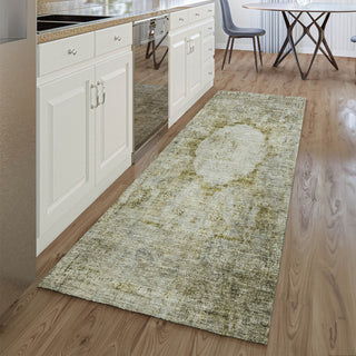 Piper Looms Mayfield Oriental AMF675 Taupe Machine Washable Area Rug Runner Lifestyle Image Feature