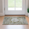 Piper Looms Mayfield Oriental AMF675 Taupe Machine Washable Area Rug Scatter Lifestyle Image Feature