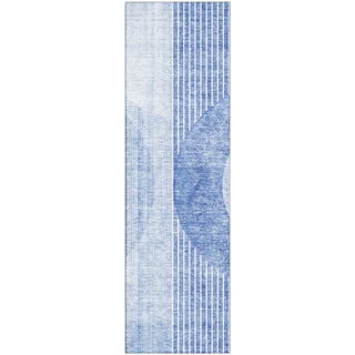 Piper Looms Mayfield Modern AMF676 Blue Machine Washable Area Rug Runner Main Image