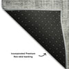 Piper Looms Mayfield Modern AMF676 Charcoal Machine Washable Area Rug Backing Image
