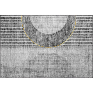 Piper Looms Mayfield Modern AMF676 Charcoal Machine Washable Area Rug Scatter Main Image