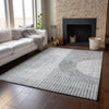 Piper Looms Mayfield Modern AMF676 Gray Machine Washable Area Rug Lifestyle Image Feature