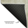 Piper Looms Mayfield Modern AMF676 Taupe Machine Washable Area Rug Backing Image