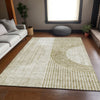 Piper Looms Mayfield Modern AMF676 Taupe Machine Washable Area Rug Lifestyle Image Feature