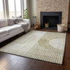 Piper Looms Mayfield Modern AMF676 Taupe Machine Washable Area Rug Lifestyle Image Feature