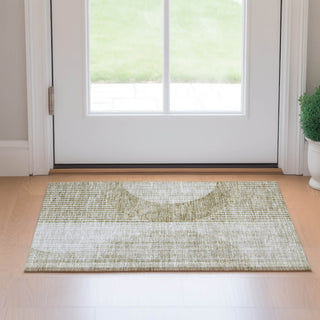 Piper Looms Mayfield Modern AMF676 Taupe Machine Washable Area Rug Scatter Lifestyle Image Feature