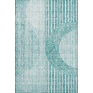 Piper Looms Mayfield Modern AMF676 Teal Machine Washable Area Rug main image