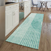 Piper Looms Mayfield Modern AMF676 Teal Machine Washable Area Rug Runner Lifestyle Image Feature