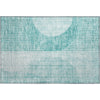 Piper Looms Mayfield Modern AMF676 Teal Machine Washable Area Rug Scatter Main Image