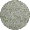 Piper Looms Mayfield Floral AMF677 Aloe Machine Washable Area Rug Round Main Image