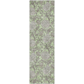 Piper Looms Mayfield Floral AMF677 Aloe Machine Washable Area Rug Runner Main Image