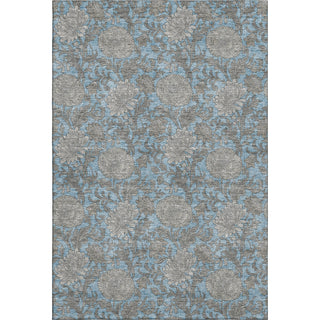 Piper Looms Mayfield Floral AMF677 Blue Machine Washable Area Rug main image