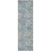 Piper Looms Mayfield Floral AMF677 Blue Machine Washable Area Rug Runner Main Image