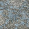 Piper Looms Mayfield Floral AMF677 Blue Machine Washable Area Rug Swatch Image