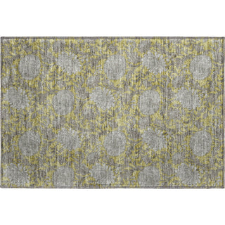 Piper Looms Mayfield Floral AMF677 Gold Machine Washable Area Rug Scatter Main Image