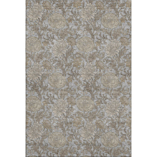 Piper Looms Mayfield Floral AMF677 Gray Machine Washable Area Rug main image