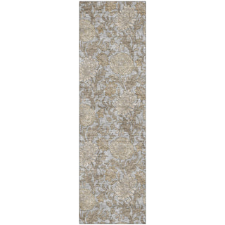 Piper Looms Mayfield Floral AMF677 Gray Machine Washable Area Rug Runner Main Image