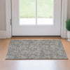 Piper Looms Mayfield Floral AMF677 Gray Machine Washable Area Rug Scatter Lifestyle Image Feature