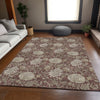 Piper Looms Mayfield Floral AMF677 Merlot Machine Washable Area Rug Lifestyle Image Feature