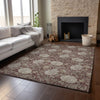 Piper Looms Mayfield Floral AMF677 Merlot Machine Washable Area Rug Lifestyle Image Feature