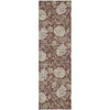 Piper Looms Mayfield Floral AMF677 Merlot Machine Washable Area Rug Runner Main Image