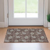 Piper Looms Mayfield Floral AMF677 Merlot Machine Washable Area Rug Scatter Lifestyle Image Feature