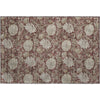 Piper Looms Mayfield Floral AMF677 Merlot Machine Washable Area Rug Scatter Main Image