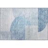 Piper Looms Mayfield Modern AMF678 Blue Machine Washable Area Rug Scatter Main Image