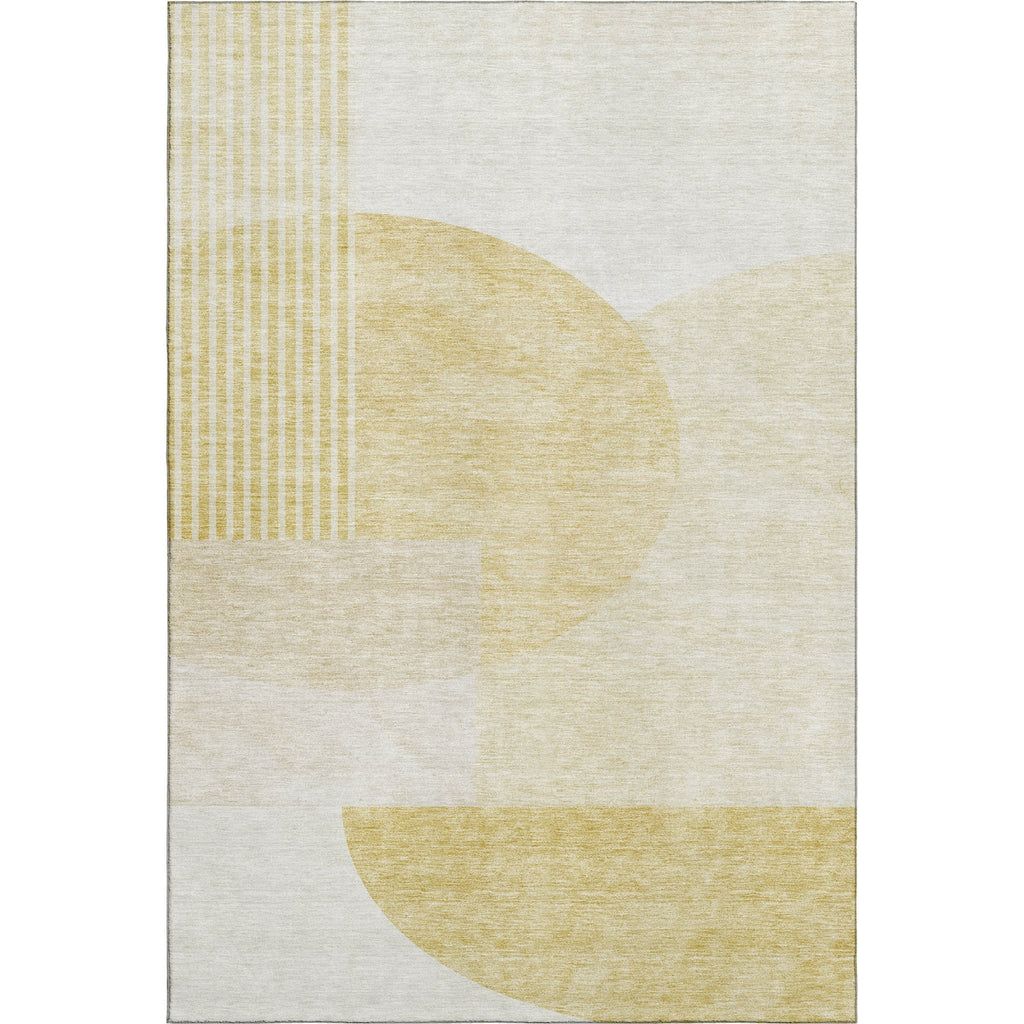 Piper Looms Mayfield Modern AMF678 Gold Machine Washable Area Rug main image