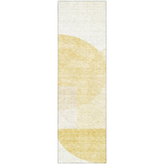 Piper Looms Mayfield Modern AMF678 Gold Machine Washable Area Rug Runner Main Image