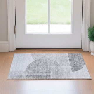 Piper Looms Mayfield Modern AMF678 Gray Machine Washable Area Rug Scatter Lifestyle Image Feature
