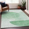 Piper Looms Mayfield Modern AMF678 Green Machine Washable Area Rug Lifestyle Image Feature
