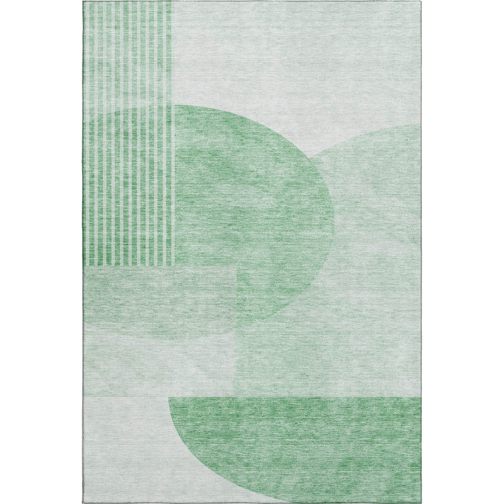Piper Looms Mayfield Modern AMF678 Green Machine Washable Area Rug main image