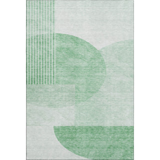Piper Looms Mayfield Modern AMF678 Green Machine Washable Area Rug main image