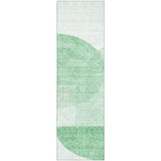 Piper Looms Mayfield Modern AMF678 Green Machine Washable Area Rug Runner Main Image