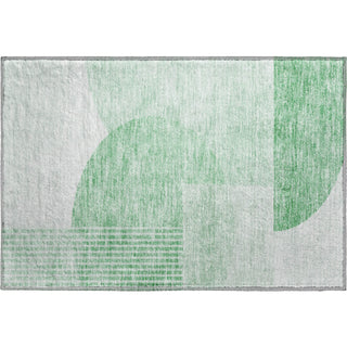 Piper Looms Mayfield Modern AMF678 Green Machine Washable Area Rug Scatter Main Image