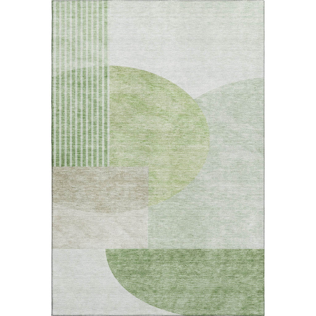 Piper Looms Mayfield Modern AMF678 Olive Machine Washable Area Rug main image