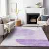 Piper Looms Mayfield Modern AMF678 Purple Machine Washable Area Rug Lifestyle Image Feature