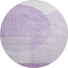 Piper Looms Mayfield Modern AMF678 Purple Machine Washable Area Rug Round Main Image