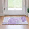 Piper Looms Mayfield Modern AMF678 Purple Machine Washable Area Rug Scatter Lifestyle Image Feature