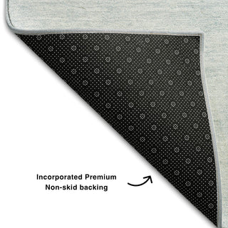 Piper Looms Mayfield Modern AMF678 Teal Machine Washable Area Rug Backing Image