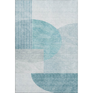 Piper Looms Mayfield Modern AMF678 Teal Machine Washable Area Rug main image
