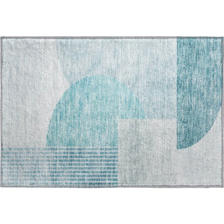 Piper Looms Mayfield Modern AMF678 Teal Machine Washable Area Rug Scatter Main Image