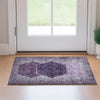 Piper Looms Mayfield Geometric AMF679 Eggplant Machine Washable Area Rug Scatter Lifestyle Image Feature