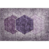 Piper Looms Mayfield Geometric AMF679 Eggplant Machine Washable Area Rug Scatter Main Image