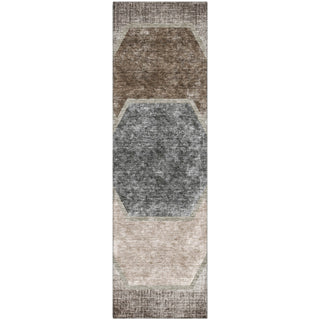 Piper Looms Mayfield Geometric AMF679 Fudge Machine Washable Area Rug Runner Main Image