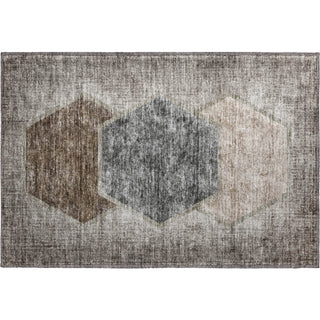 Piper Looms Mayfield Geometric AMF679 Fudge Machine Washable Area Rug Scatter Main Image