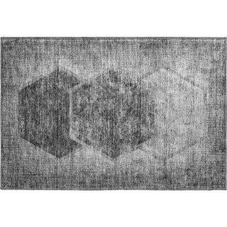 Piper Looms Mayfield Geometric AMF679 Gray Machine Washable Area Rug Scatter Main Image