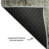 Piper Looms Mayfield Geometric AMF679 Taupe Machine Washable Area Rug Backing Image