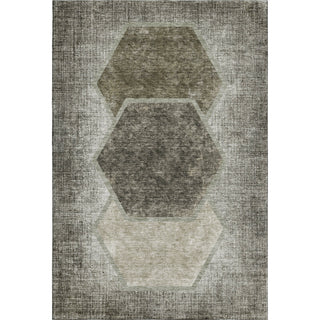Piper Looms Mayfield Geometric AMF679 Taupe Machine Washable Area Rug main image